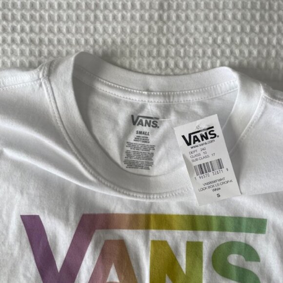 VANS Lock Box Long Sleeve Cropped T-Shirt - Picture 5 of 7